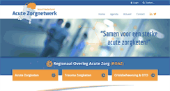 Desktop Screenshot of acutezorgnetwerk.nl