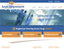 Tablet Screenshot of acutezorgnetwerk.nl